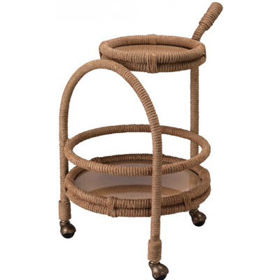 Jamie Young Company Palm Bay Bar Serving Cart