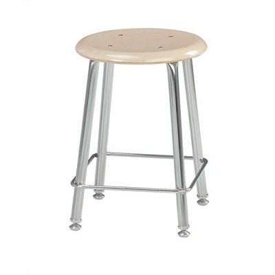 Virco Height Adjustable Stool with Sad..