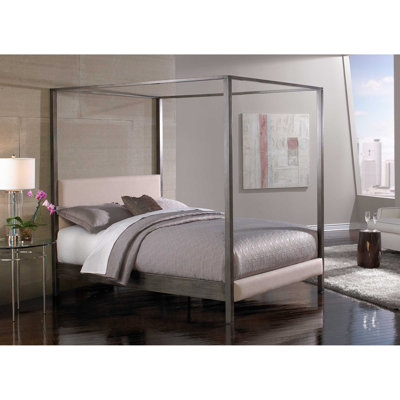House of Hampton Vurste Upholstered Canopy Bed