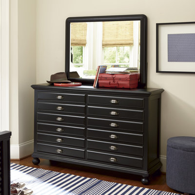 SmartStuff Furniture Map 12 Drawer Double Dresser