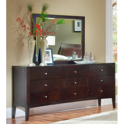 Home Image Harbor 9 Drawer Dresser with Mirror