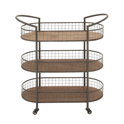 Woodland Imports Serving Cart