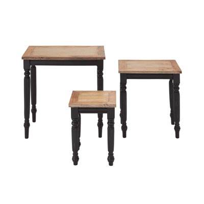 Woodland Imports 3 Piece Nesting Tables