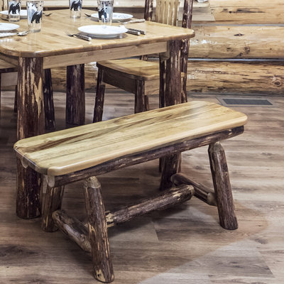 Montana Woodworks® Glacier Country Plank Bench