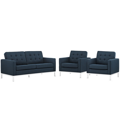 Modway Loft 3 Piece Living Room Set