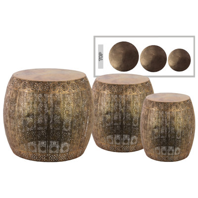 Urban Trends 3 Piece Nesting Tables