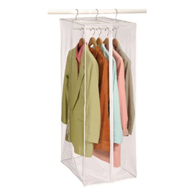 Richards Homewares Clear Vinyl Storage Maxi Rack Suit Garment Bag ...