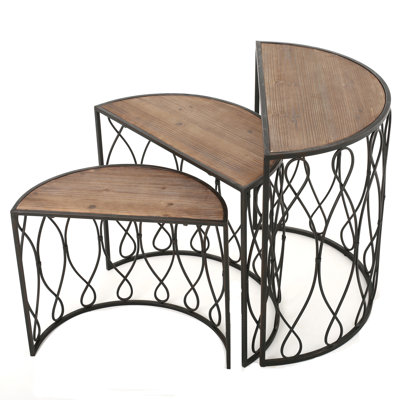 Home Loft Concepts 3 Piece Nesting Tables
