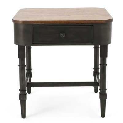 Home Loft Concepts Myrtle Wood End Table