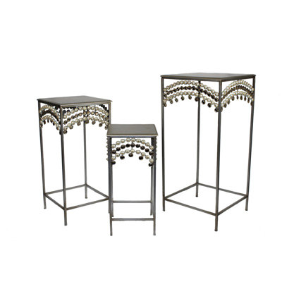 ESSENTIAL DÉCOR & BEYOND, INC 3 Piece Nesting Tables