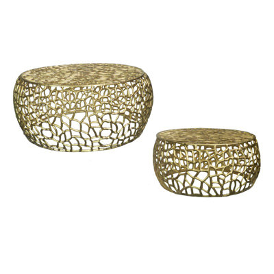 ESSENTIAL DÉCOR & BEYOND, INC 2 Piece Metal End..