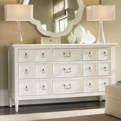 Tommy Bahama Home Ivory Key Grotto Isle 9 Drawer Dresser