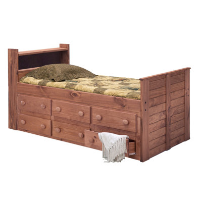 Chelsea Home Twin Captain Bed with Storage
