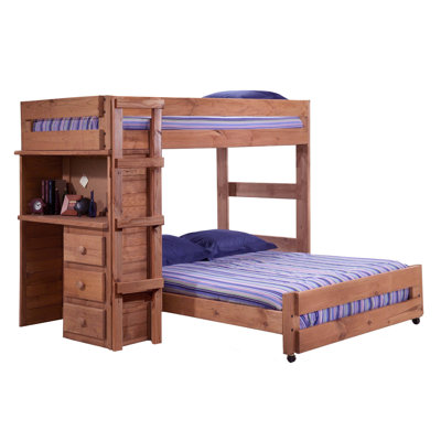 Chelsea Home Twin over Full L-Shaped Bunk Bed
