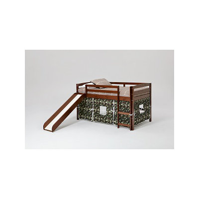 Chelsea Home Camo Loft Bed with Slide and Ladder