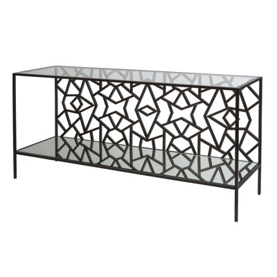 Allan Copley Designs Cracked Ice Console Table