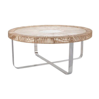Lazy Susan USA Split Rattan Coffee Table