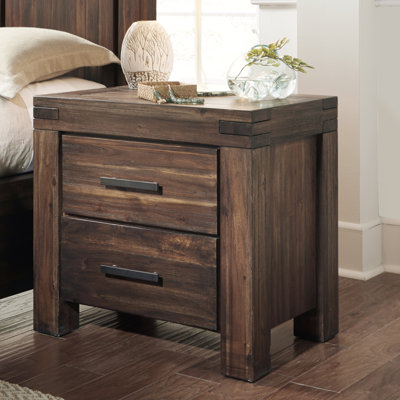 Loon Peak Gibson 2 Drawer Nightstand