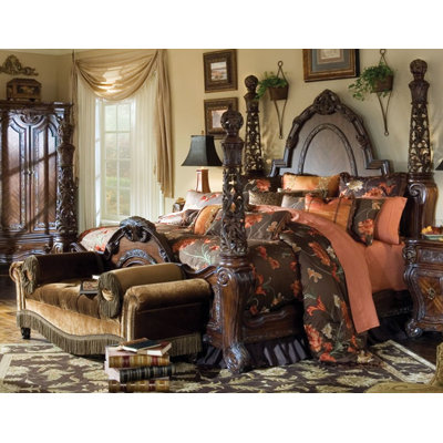 Michael Amini Essex Manor Four Poster Bed