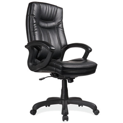 OfficeSource Mid-Back Leather Executive Chair