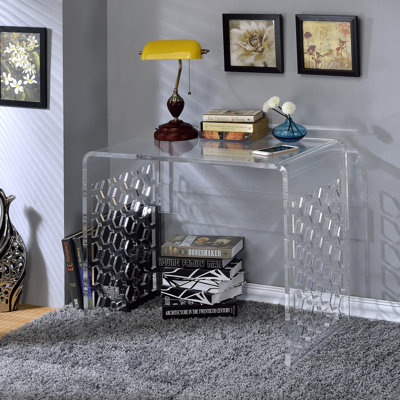 Fox Hill Trading Writing Desk with Honeycomb Design