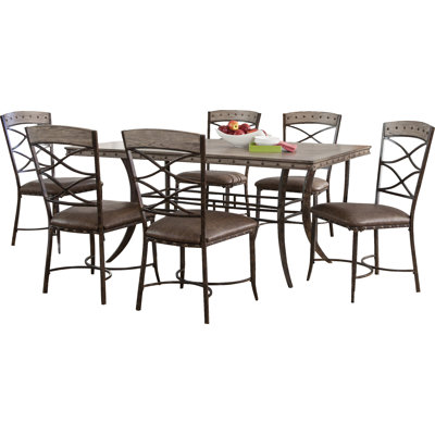 Loon Peak Luxton 7 Piece Dining Set