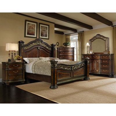 Ultimate Accents Old World 5 Pc Bedroom Set