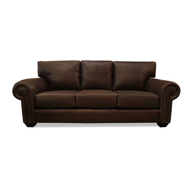 South Cone Home Manchester Leather Sofa 90