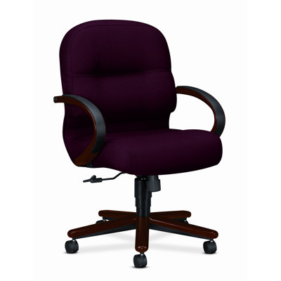 HON Pillow-Soft Wood Series Mid-Back C..