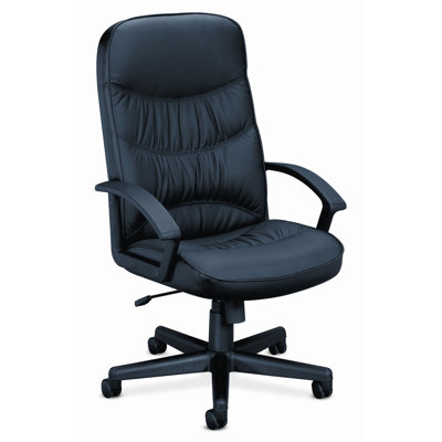 HON Basyx Leather High-Back Swivel / Tilt Chair