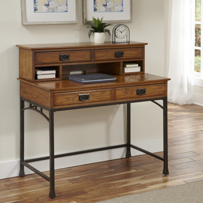 Trent Austin Design Bilboa Computer Desk with Hutch and Keyboard Tray