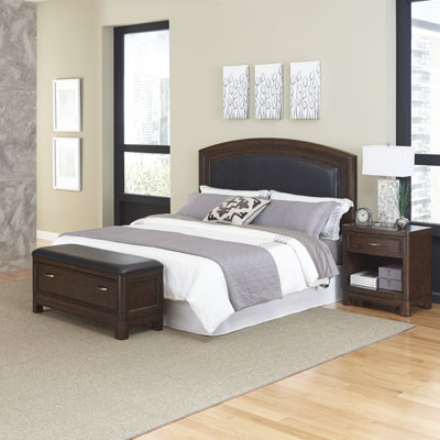 Home Styles Crescent Hill Panel 3 Piece Bedroom ..