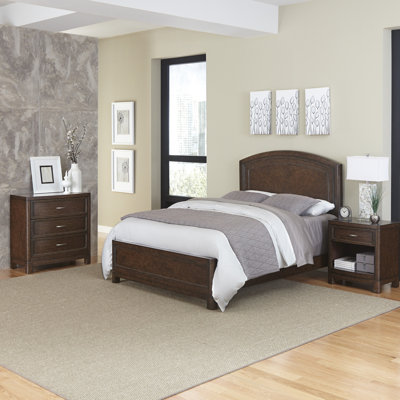 Home Styles Crescent Hill Panel 3 Piece Bedroom ..