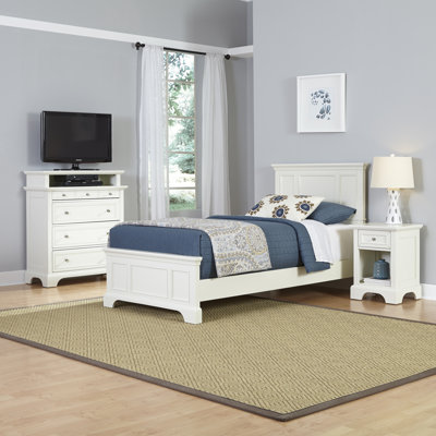 Home Styles Naples Panel 3 Piece Bedroom Set