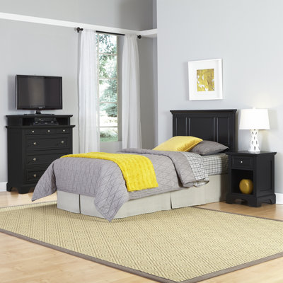 Home Styles Bedford Panel 3 Piece Bedroom Set