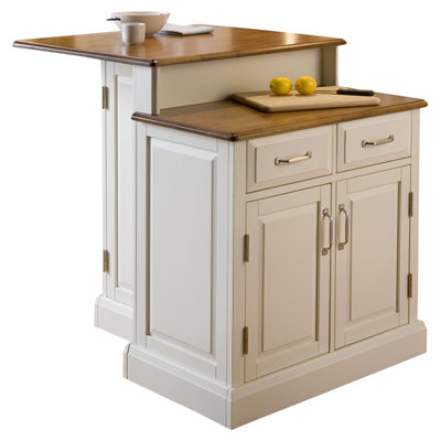 Home Styles Woodbridge Kitchen Island with Woode..