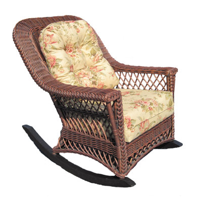 Spice Islands Wicker Bar Harbor Rocking Chair