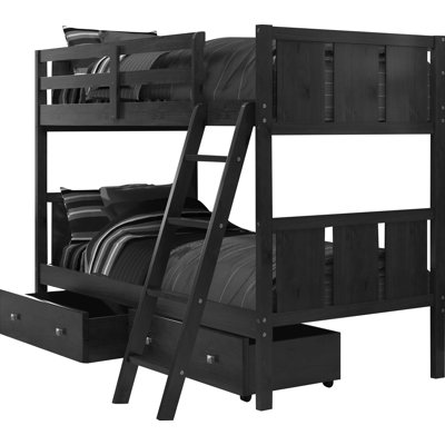 Donco Kids Twin Standard Bunk Bed with Storage