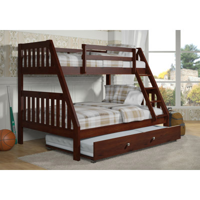Donco Kids Washington Twin over Full Bunk Bed wi..