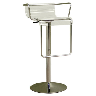 Wholesale Interiors Baxton Studio Adjustable Height Swivel Bar Stool