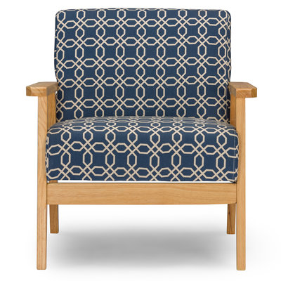 Wholesale Interiors Baxton Studio Francis Retro Mid Century Fabric Arm Chair