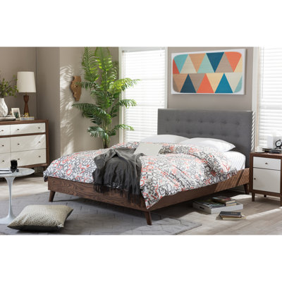 Wholesale Interiors Baxton Studio Upholstered Platform Bed