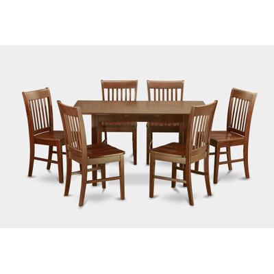 East West Furniture Norfolk 7 Piece Dining Set