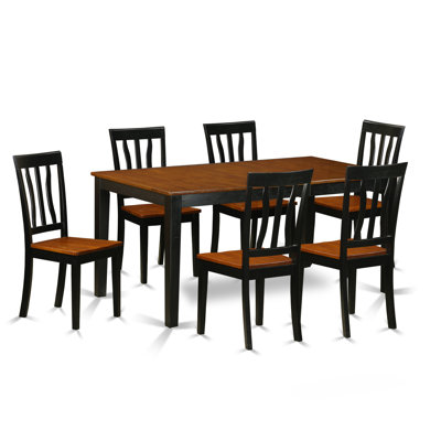 East West Furniture 7 Piece Dining Set