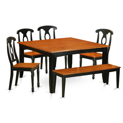 East West Furniture Parfait 6 Piece Dining Set