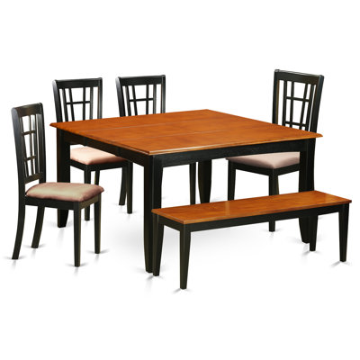 East West Furniture Parfait 6 Piece Di..