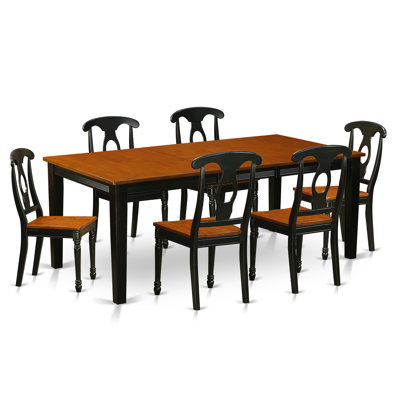 East West Furniture Quincy 7 Piece Din..
