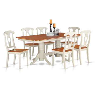 East West Furniture Napoleon 7 Piece Dinning Set