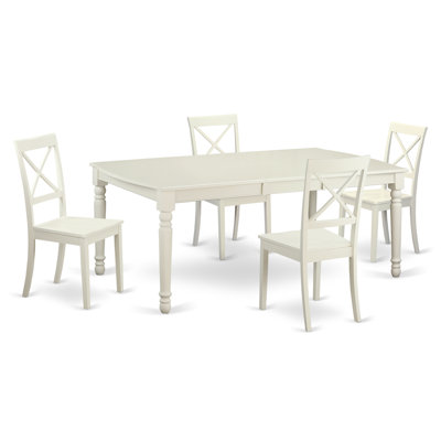 East West Furniture Dover 5 Piece Dini..