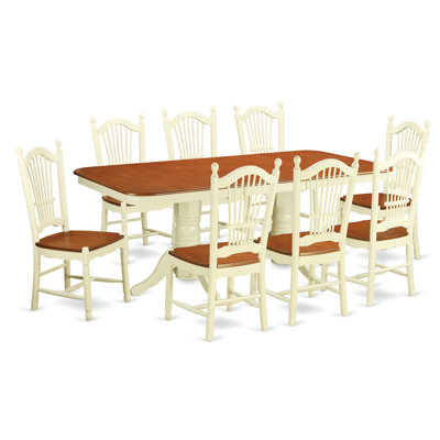 East West Furniture Napoleon 9 Piece D..